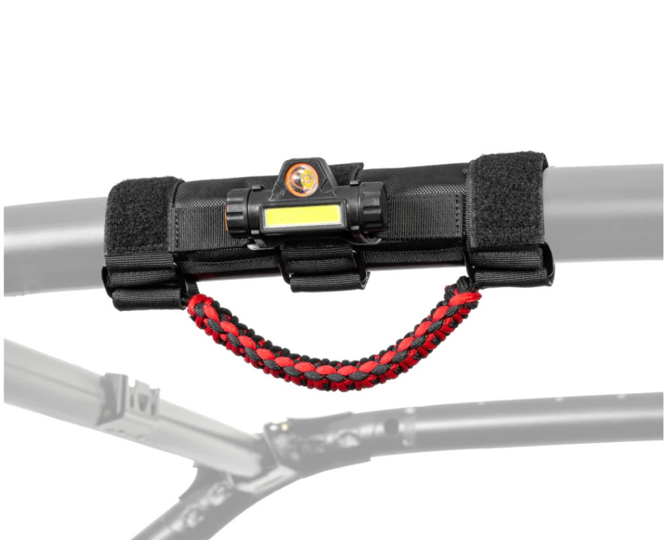 Ручка в кабину универсальная с фонариком Kemimoto B0801-03101RD