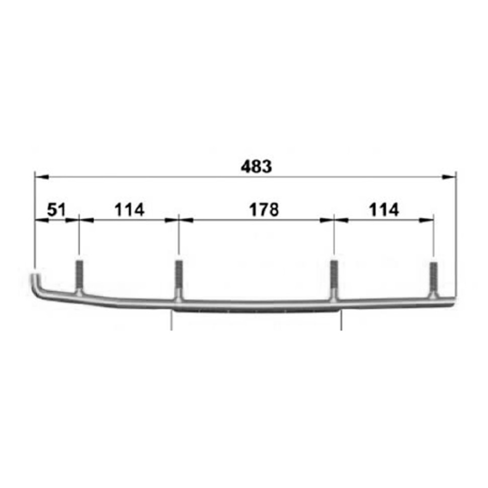 Коньки лыж усиленные 160 мм Sledex для Arctic Сat 0703-360 / 1703-219 / 1703-221 / 1703-003 / EAT3-9750 / WAT-9750 9310-03 9310-04 SLD-0081-011