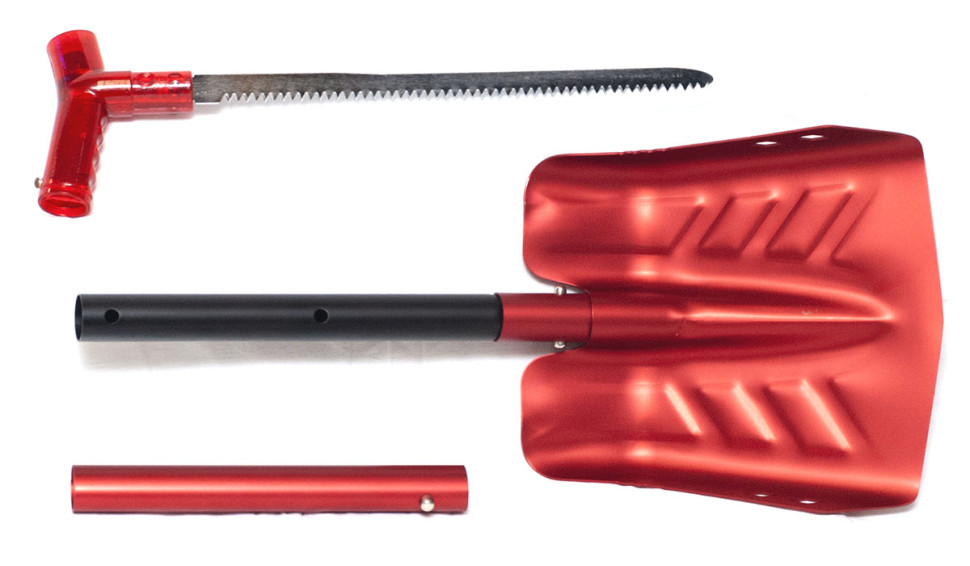 Лопата складная с пилой SPI SC-12501RD H16-SH-GB Красная