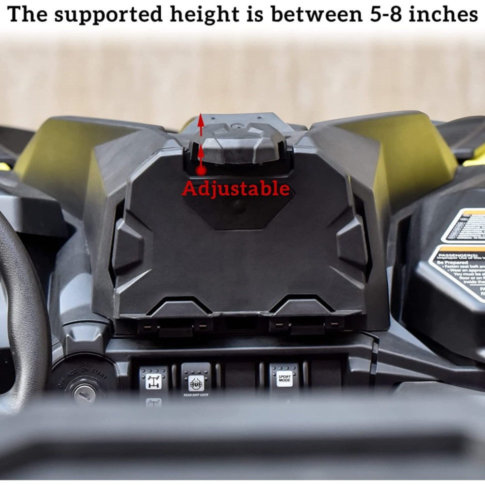 Бардачек с держателем планшета /навигатора Can-Am Commander 2021+ Kemimoto PHG7 PHG7