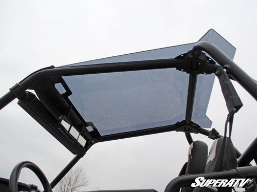 Крыша прозрачная пластиковая SuperAtv для Polaris RZR 900 1000 2014+ ROOF-P-RZR-1K-002 Со спойлером