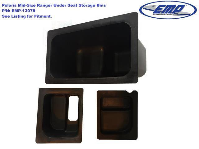 Бардачки (кофры) под сиденье Extreme Metal Products (EMP) для Polaris Ranger Mid Size 500-570 13078 2880046