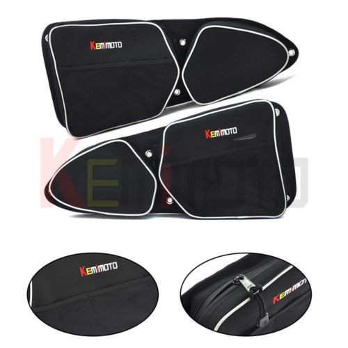 Сумки на двери Kemimoto с защитой коленей для Polaris RZR 900 1000 FTVDB002
