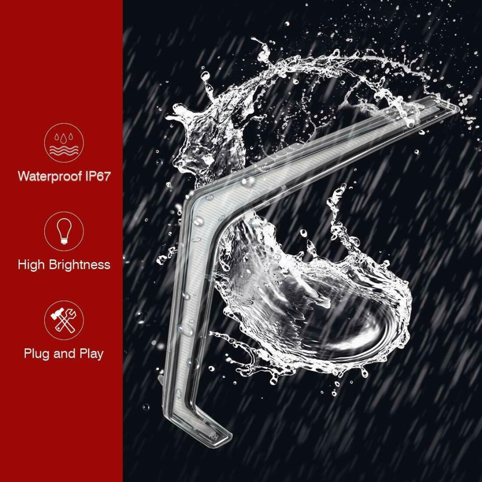 Габаритные огни c поворотником GorillaWorks для Polaris RZR TURBO S 2018+ 2414087 2414088 DRLRTS18