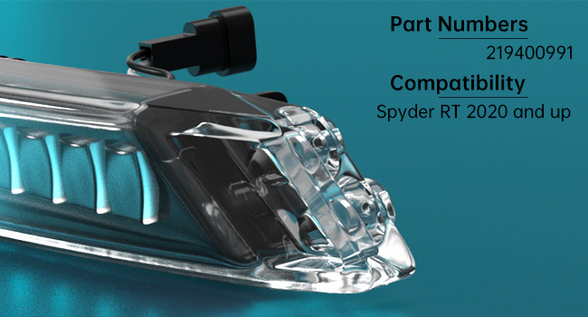 Фара противотуманная Kemimoto для CAN-AM Spyder F3 2016+ 219400991 219400991N