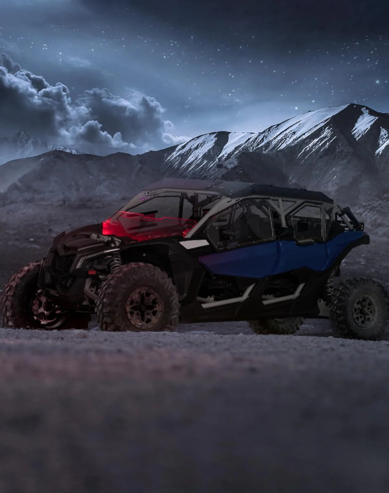 Универсальная подсветка лобового стекла для UTV Kemimoto B0812-00001-CL