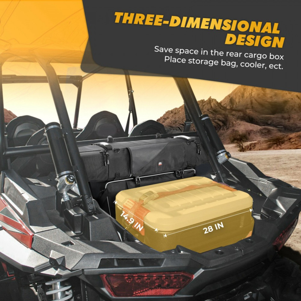 Сумка кофр задняя для Polaris RZR XP 1000 Kemi Moto B0113-10401BK B0113-10401BK