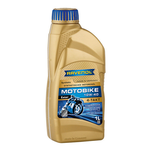 Моторное масло RAVENOL Motobike 4-T Ester SAE 10W-40 10w40  (1л) 1172112-001-01-999 4л - 1172112-004-01-999   779425 779426 1 Литр