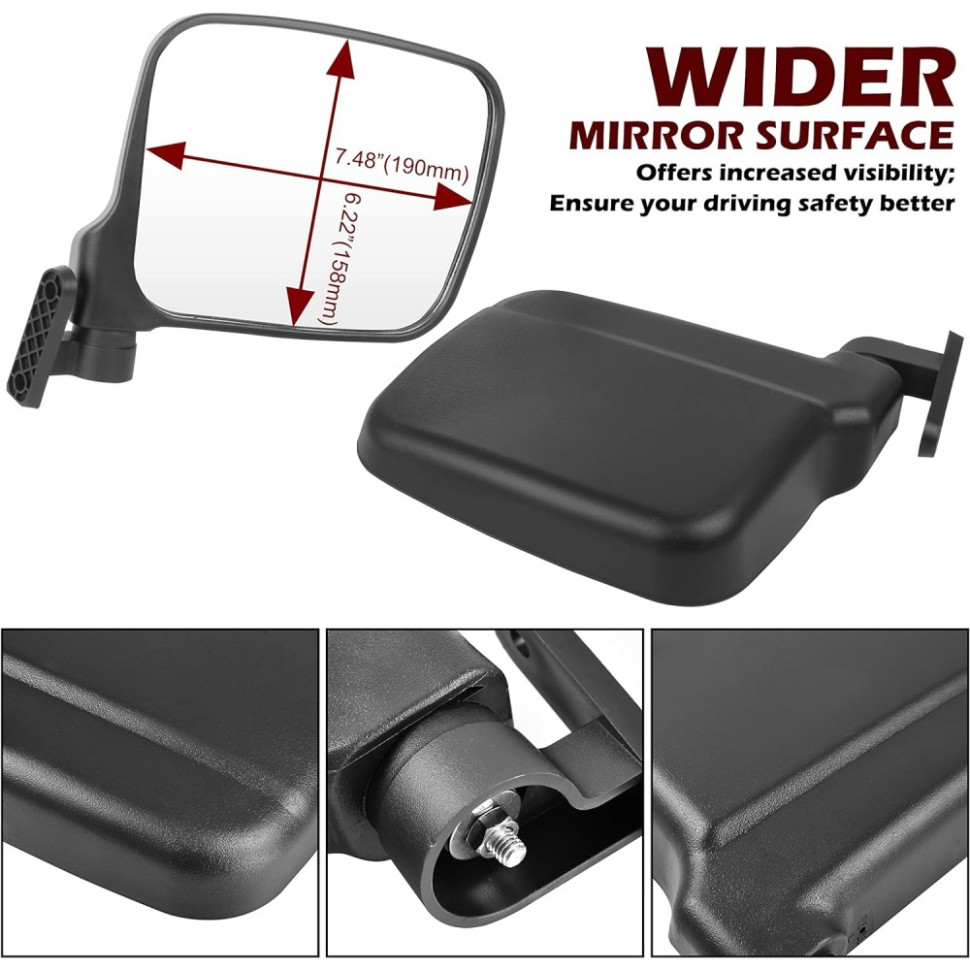 Боковые заркала заднего вида для квадроцикла Polaris GENERAL 1000 2016-2023 RM70 RM70