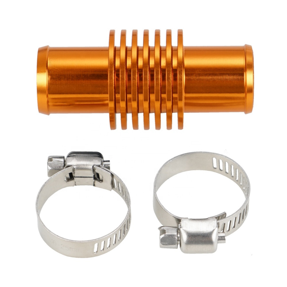 Радиатор масляный / ОЖ дополнительный в магистраль алюминиевый черный RiderLab 314J100201