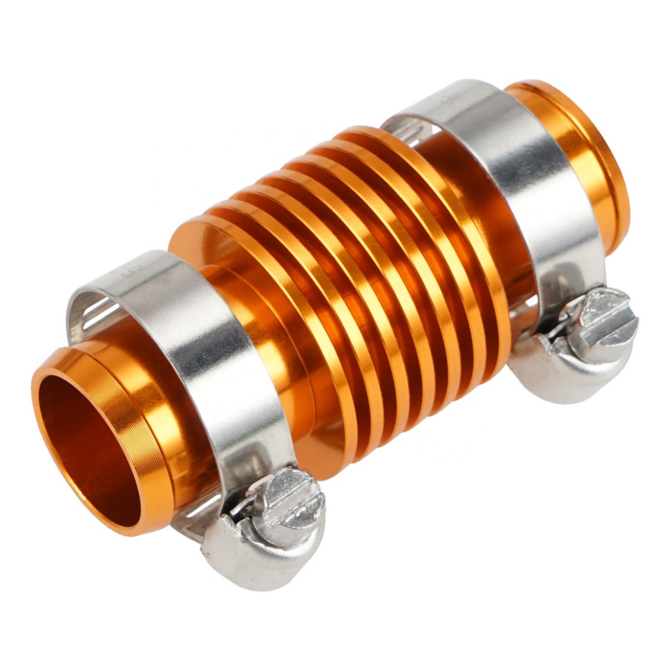 Радиатор масляный / ОЖ дополнительный в магистраль алюминиевый черный RiderLab 314J100201