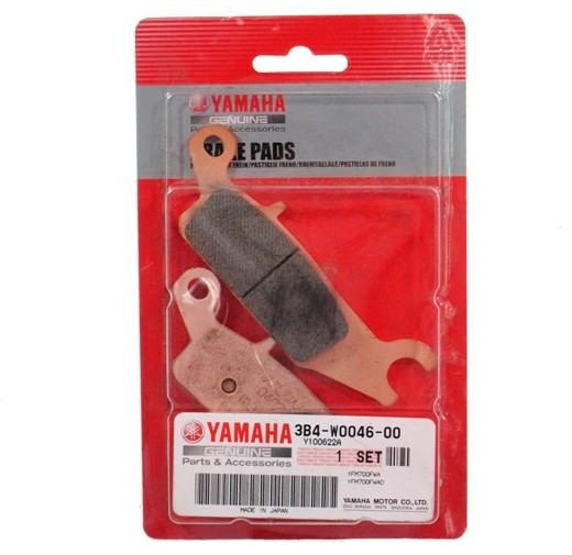 Тормозные колодки карбоновые передние/задние левые Yamaha Grizzly 700/550, Raptor 250 3B4-W0045-10-00, 3B4-W0046-00-00 EBC FA445X FA445X