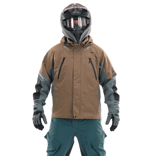 Мембранная куртка DragonFly QUAD 2.0 BROWN-GREY 2021 400112-21-669 Размер M