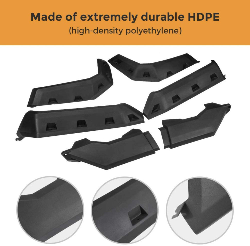 Расширители арок Kemimoto для CanAm Defender 715006821 715002424 B0103-01001BK