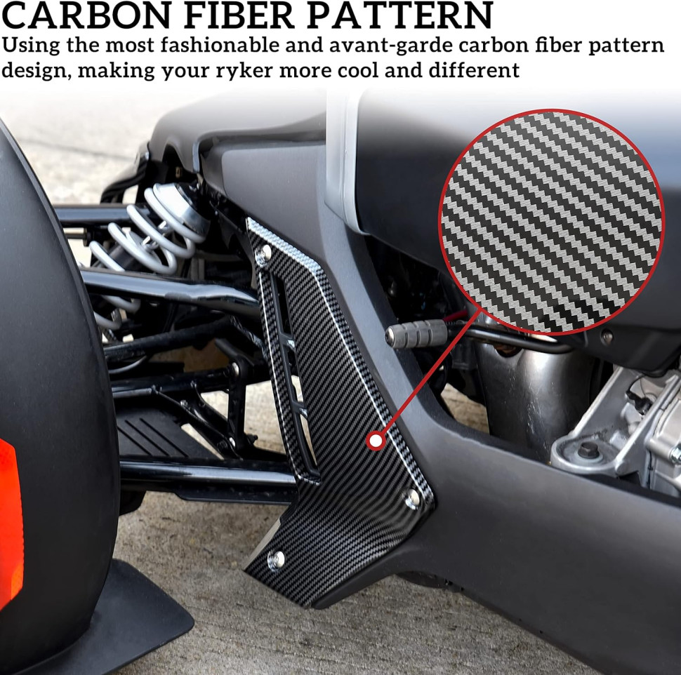 Боковые спойлеры карбон Can-Am Ryker Carbon Fiber 219400803 MTVPH0203