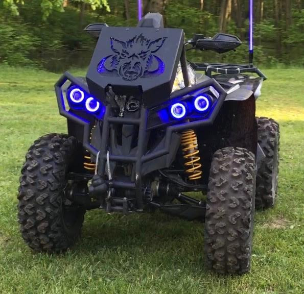 Ангельские глазки (синие) квадроцикла BRP Can-Am Renegade G1 G2 Maverick Синие