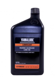 Масло трансмиссионное Yamalube для подвесных лодочных моторов (ПЛМ) HD (0.946 л) ACC-GLUBE-HD-QT ACCGLUBEHDQT