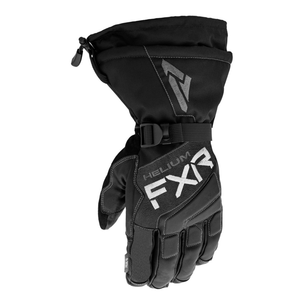 Перчатки FXR Hybrid Helium Leather Gauntlet с утеплителем (Black) 220814-1000 Размер 2XL