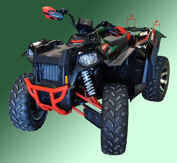 Расширители арок для квадроцикла Polaris Scrambler 850/1000 (2013  -  2014 гг.) Direction 2 Inc