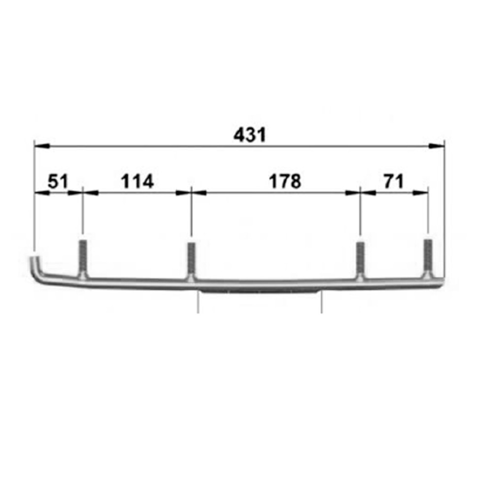 Коньки лыж усиленные 160 мм Sledex для Arctic Сat 8JP-F3731-00-00 / 2703-375 / 1703-218 / 1703-848 / 1703-849 / 0703-871 / EAT3-9975 / WAT-9975 9308-03 SLD-0081-010