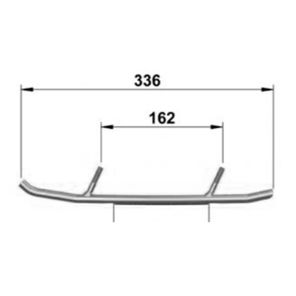 Коньки лыж усиленные 160 мм Sledex для Lynx, Ski-Doo 860201044 / 860201043 / 860200141 / ESD3-9500 / WSD-9500 / DS4-9500-1 3300-03 SLD-0081-013