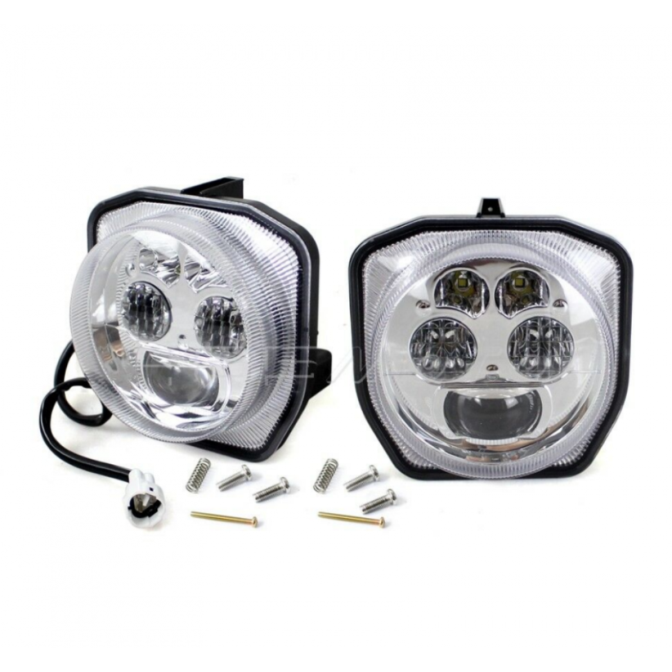 Фара с ангельскими глазками для Yamaha Grizzly 700 16+ /Wolverine 700 16+ /YXZ1000R 16+ 2UD-84300-00-00 /HL97 HL97