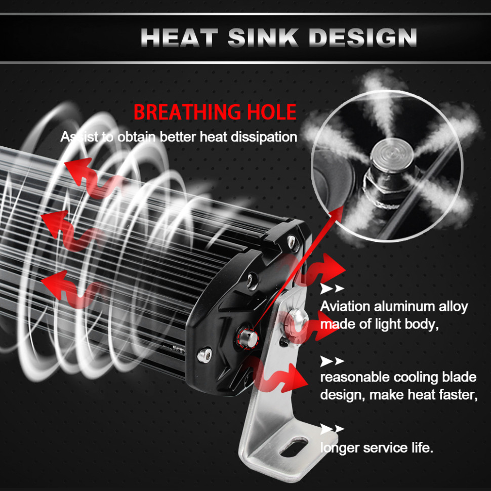 Лазерная светодиодная балка комбо свет 38см 72W Aurora AAL-LBS072 AAL-LBS072