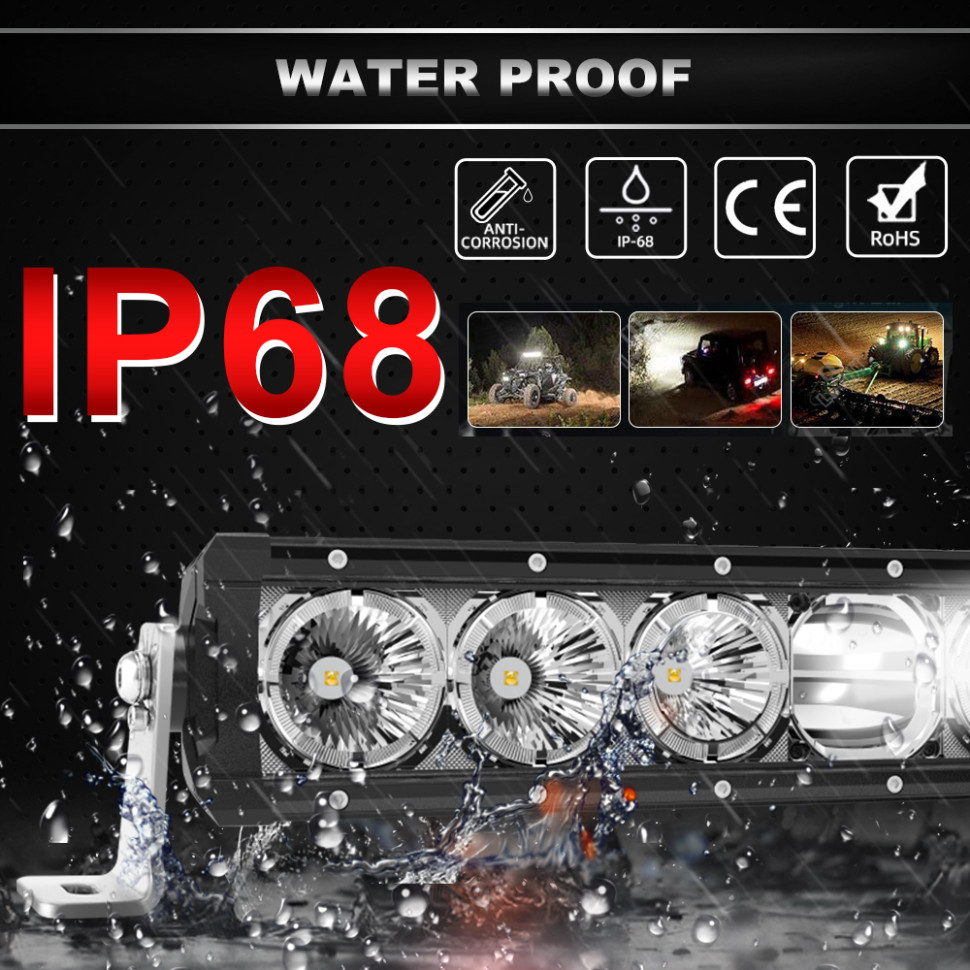 Лазерная светодиодная балка комбо свет 38см 72W Aurora AAL-LBS072 AAL-LBS072