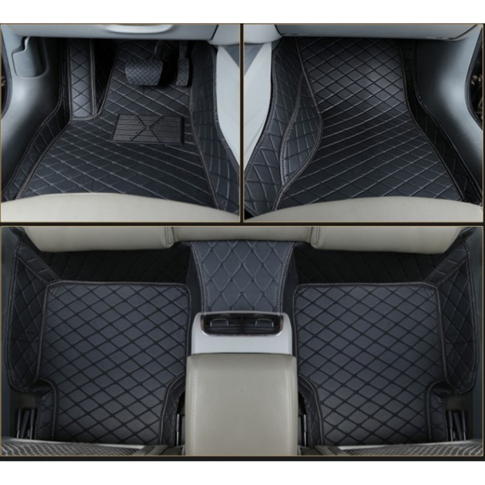 Комплект черных люксовых ковров в салон Dodge RAM 2008-2018 Nichman FloorRAM4 FloorRAM4
