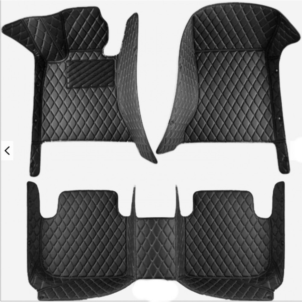 Комплект черных люксовых ковров в салон Dodge RAM 2008-2018 Nichman FloorRAM4 FloorRAM4