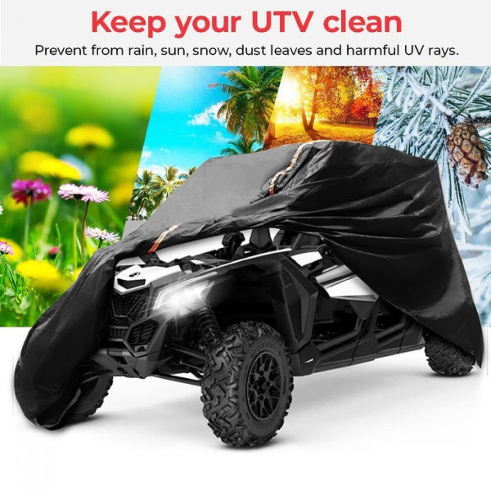 Чехол для 4-х местных Can-Am Maverick X3 MAX Kemi Moto B0111-02602BK B0111-02602BK