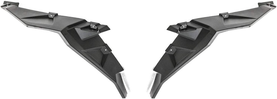 Расширители арок суперширокие задние Kemimoto для 2016+ Polaris RZR XP Turbo / 4 Turbo /2018+ Turbo S / 2019+ 4 Turbo S b0103-02701bk