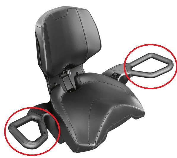Ручки пассажира с подогревом для Can-Am Outlander G2L 715001926