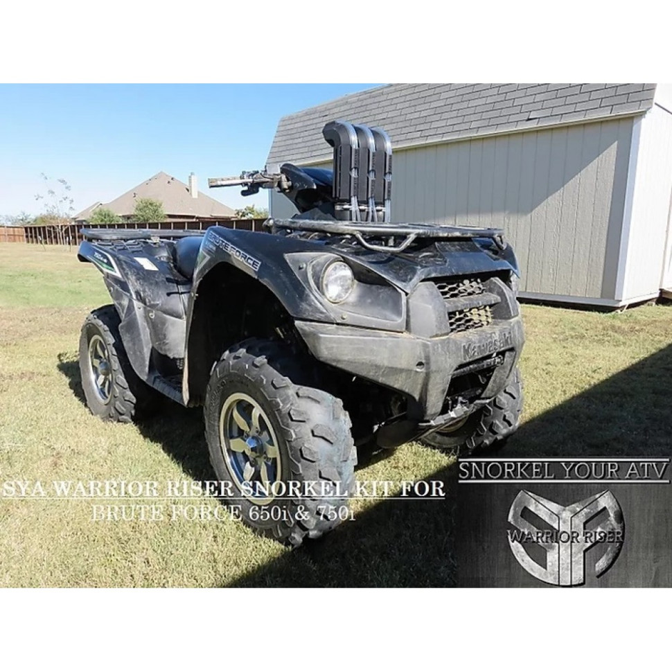 Комплект шноркелей Kawasaki BRUTE FORCE 650i 750i 05-20 WR SK SnorkelYourATV 0048 WR0048