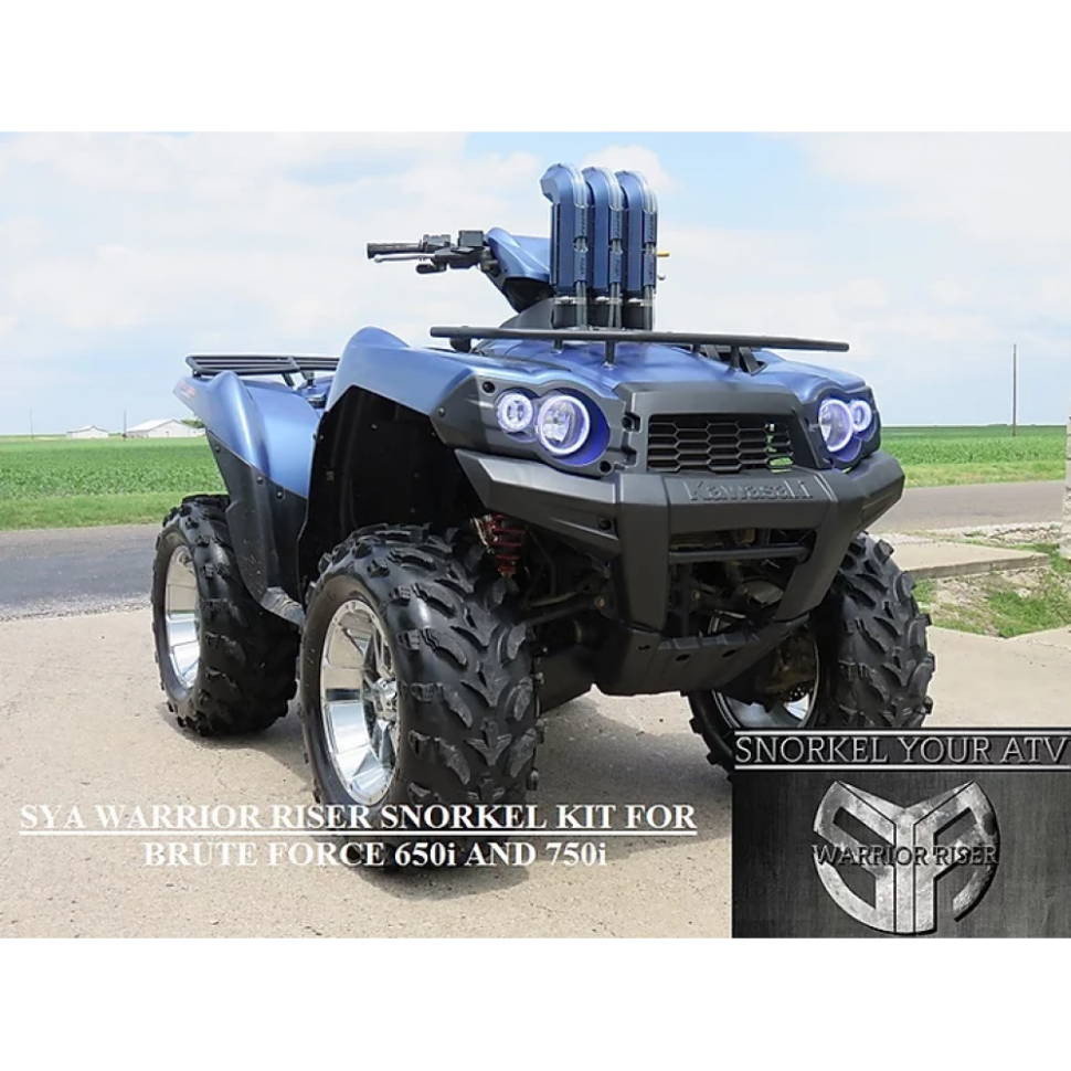 Комплект шноркелей Kawasaki BRUTE FORCE 650i 750i 05-20 WR SK SnorkelYourATV 0048 WR0048