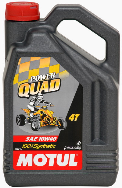 Моторное масло синтетическое Motul Power Quad 4T 10W40 4л