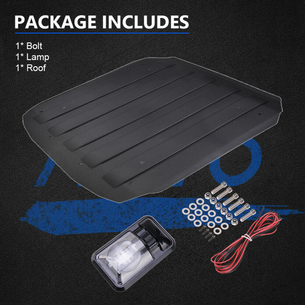 Крыша пластиковая с подсветкой кабины для Polaris RZR 1000 FTVRF002