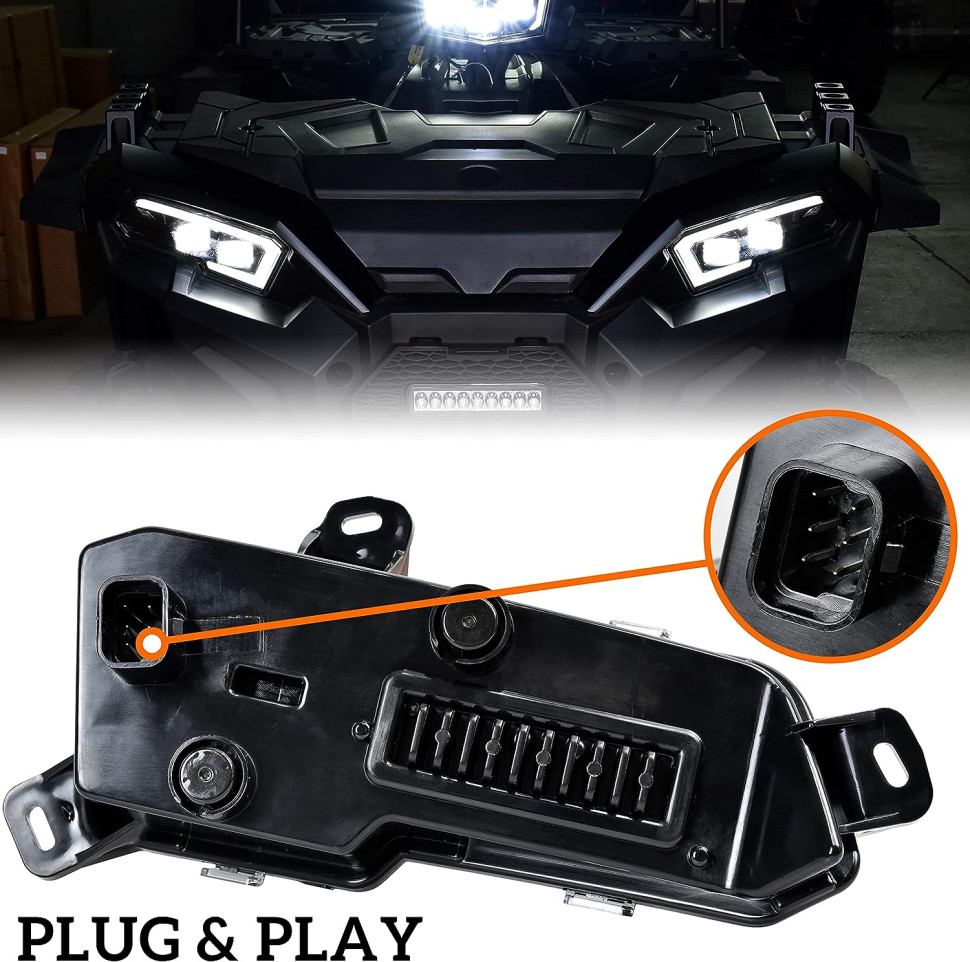 Передние светодиодные фары для Polaris Sportsman 1000 2884859 KMH0014