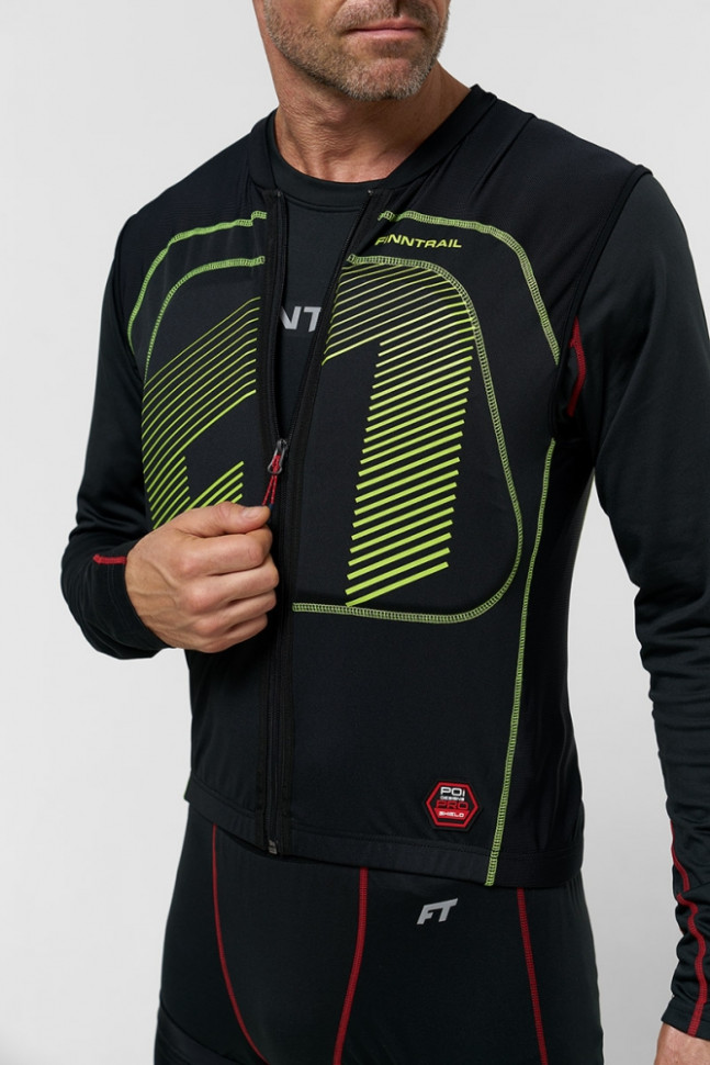 Жилет с мягкой защитой Trophy 1200 Black  Размер M