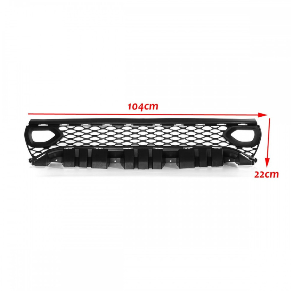 Решетка верхняя переднего бампера Dodge Charger SRT /Scat Pack /R/T /GT 2015+ 68417504AB + 68417505AB + 68417502AA /GR98 GR98