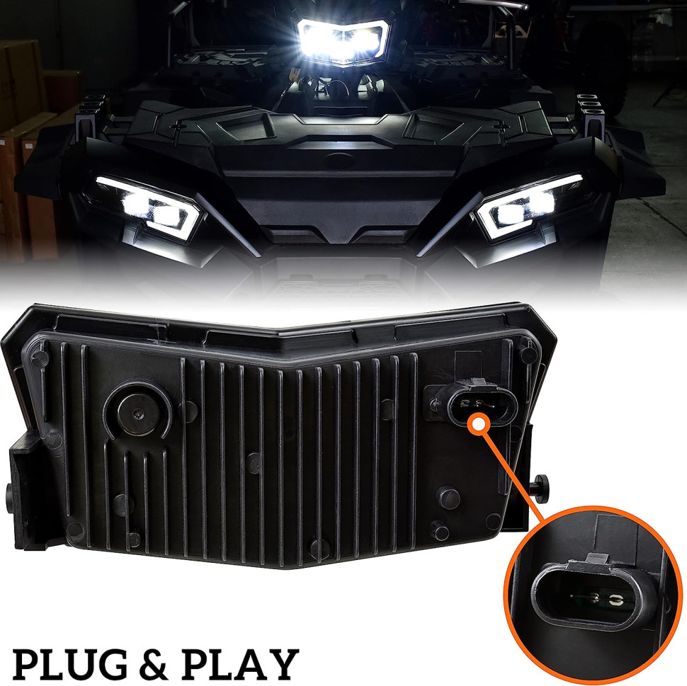 Фара центральная светодиодная для Polaris Sportsman 1000 2413427 KMR0009