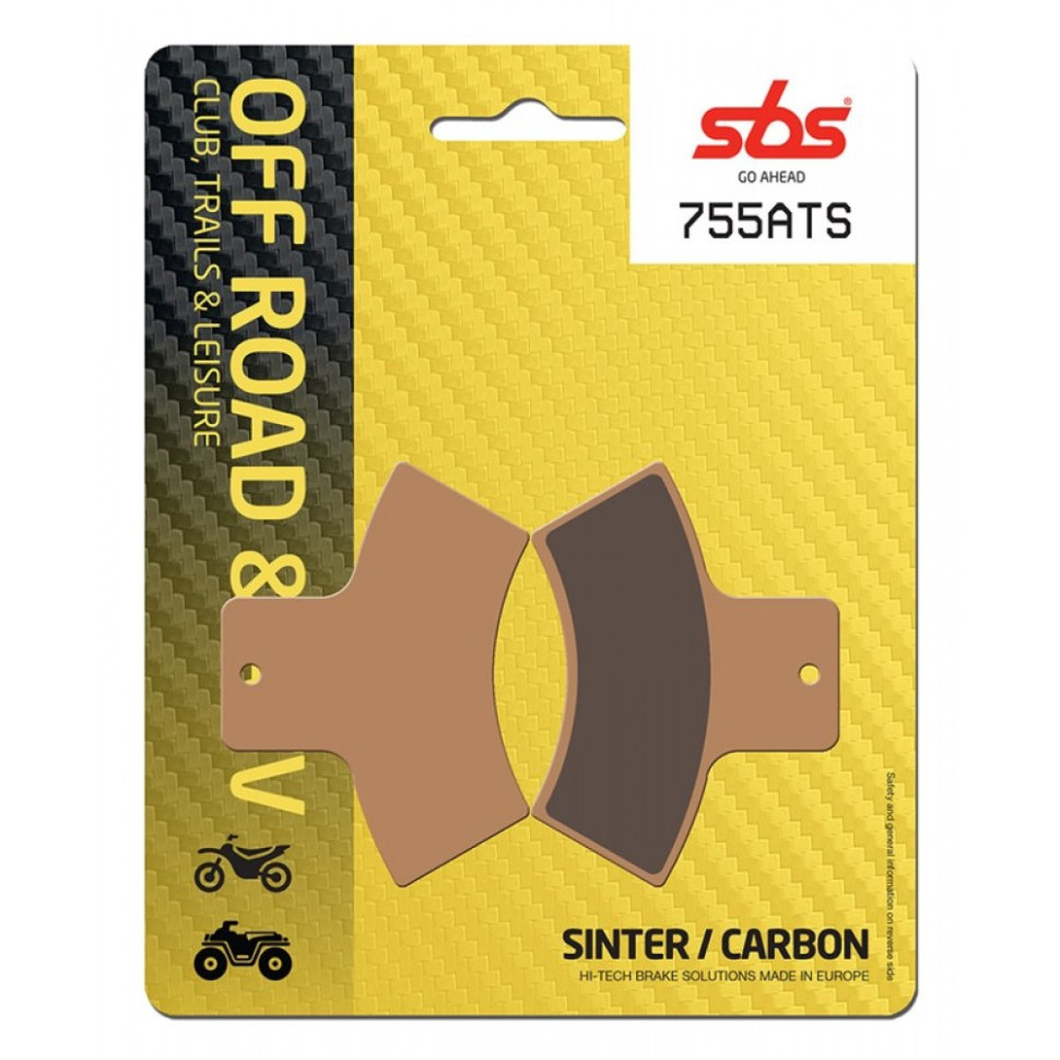 Тормозные колодки квадроцикла, задние Sinter SBS 755ATS 755ats