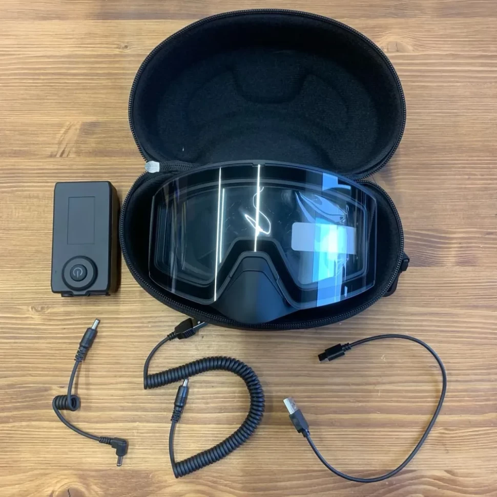 Снегоходные очки с подогревом HeatVue Dual clear photochromic HB-32L-photochrom-w/c