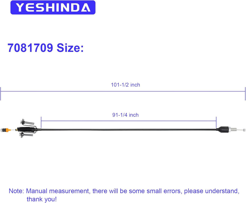 Трос газа для Polaris RZR 800/800S 2011-2014 7081709 7081709N