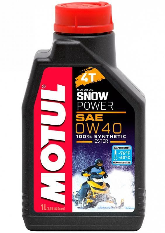 Масло моторное синтетическое для снегоходов MOTUL SNOWPOWER 4T SYNTH 1л 105891 101230 Старый Артикул