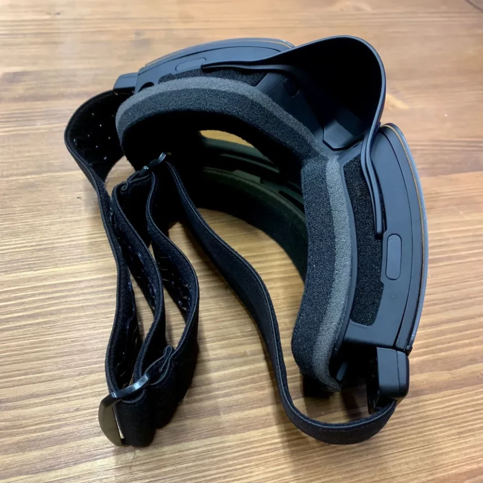 Снегоходные очки с подогревом HeatVue Dual Ice Blue yellow lens HB-20A-yellow-cystalblue