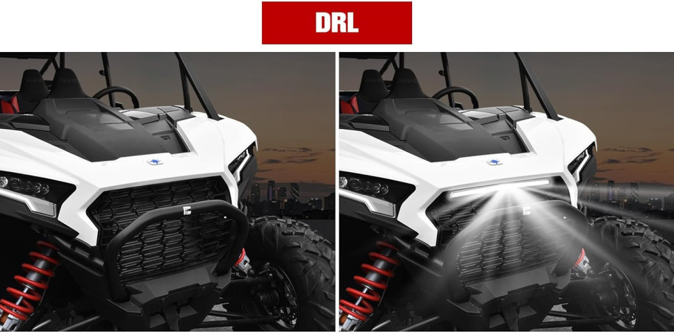 ДХО фара в решетку радиатора Polaris RZR XP/ XP4 1000 Ultimate Premium Sport 2024+ 2415449 MTVPH0622-F