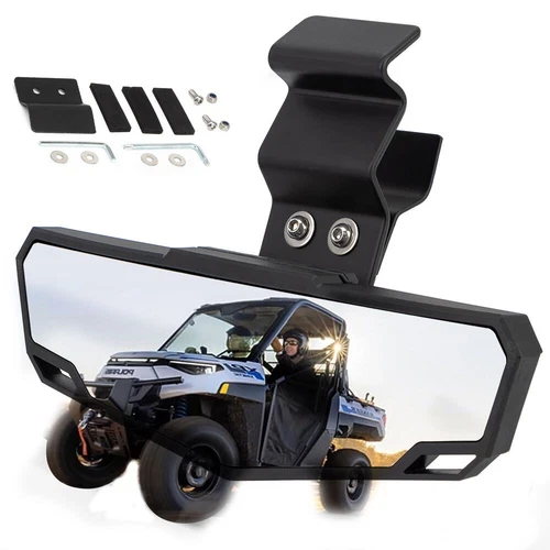 Зеркало центральное Kemimoto для квадроцикла Polaris Ranger 1000 2017 2018 2019 2020 B0106-03601BK 