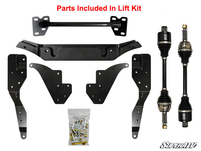 Лифт кит 3" SuperAtv для Polaris RZR-900/S LK-P-RZR900S15-3