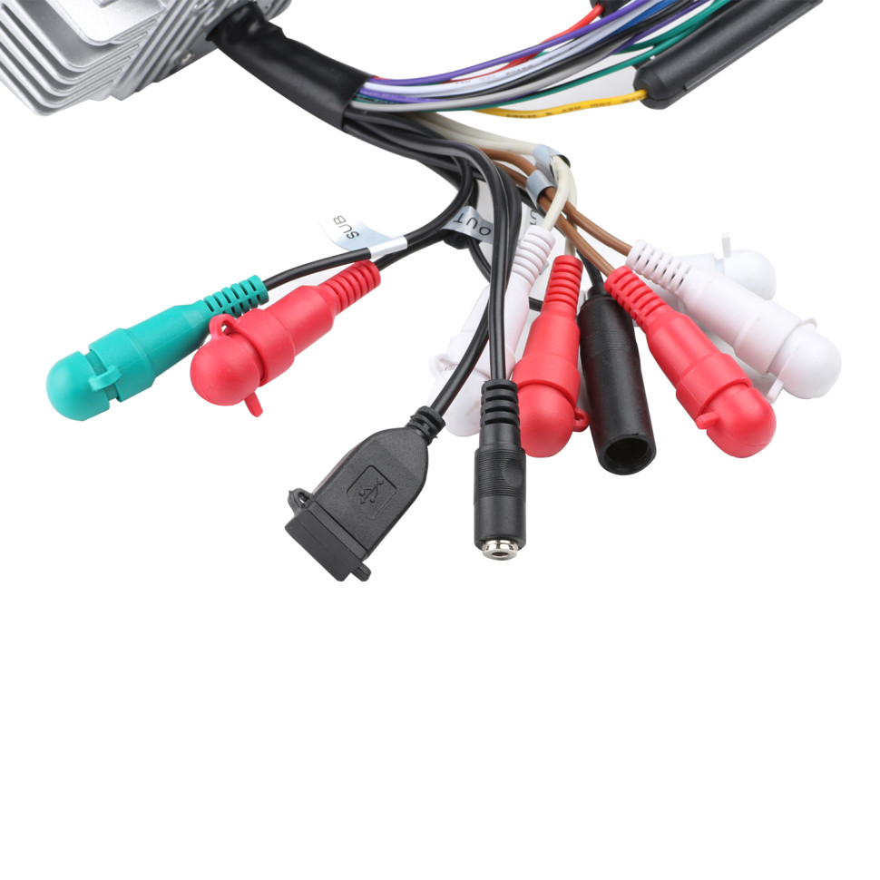 Магнитола влагозащищенная Hasda с bluetooth и aux 4 x 50W H-8103